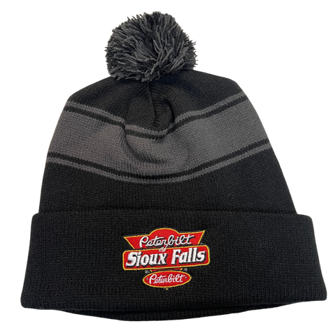 Black and Gray Stocking Hat