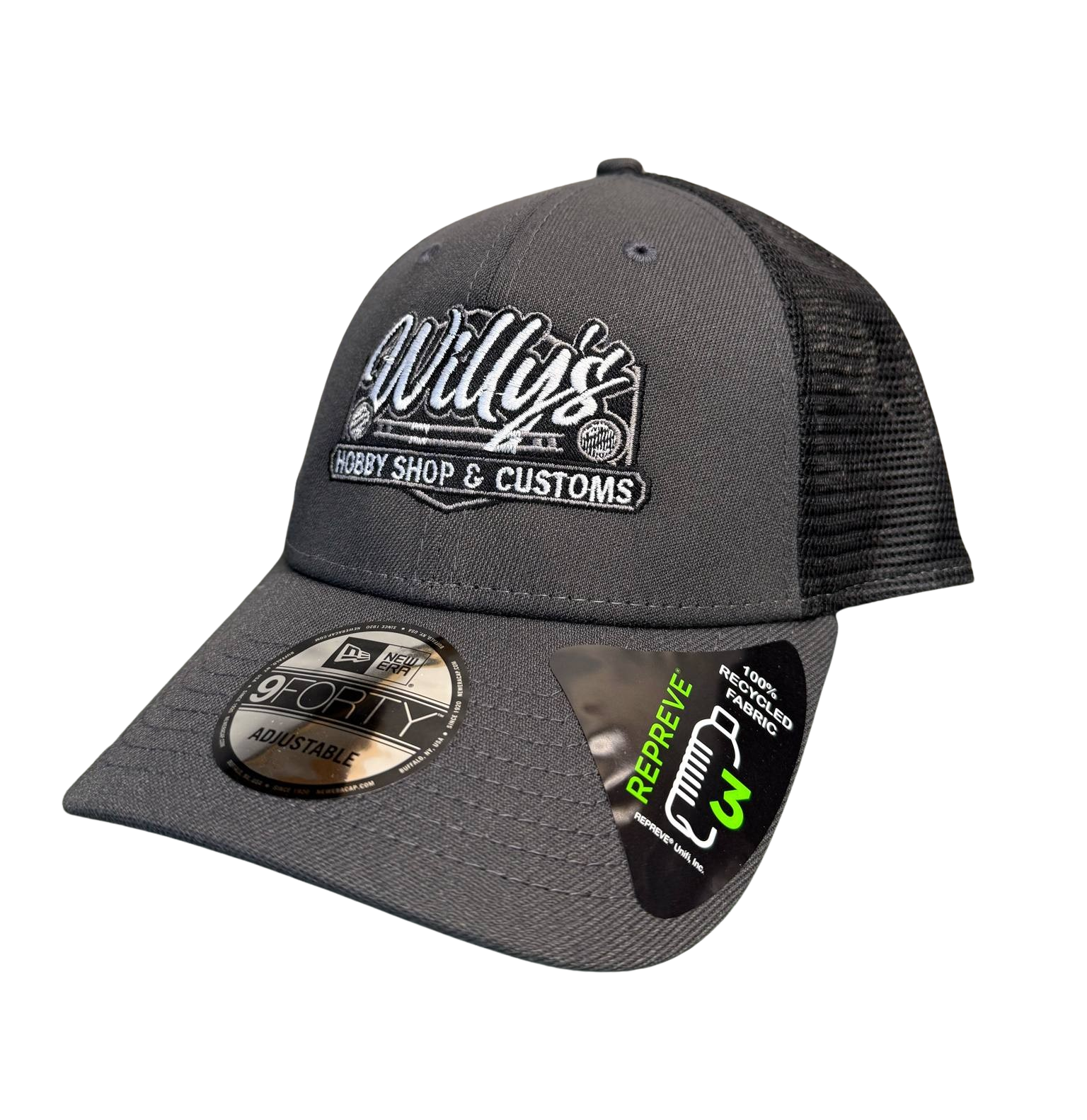Willy's Gray and Black Hat