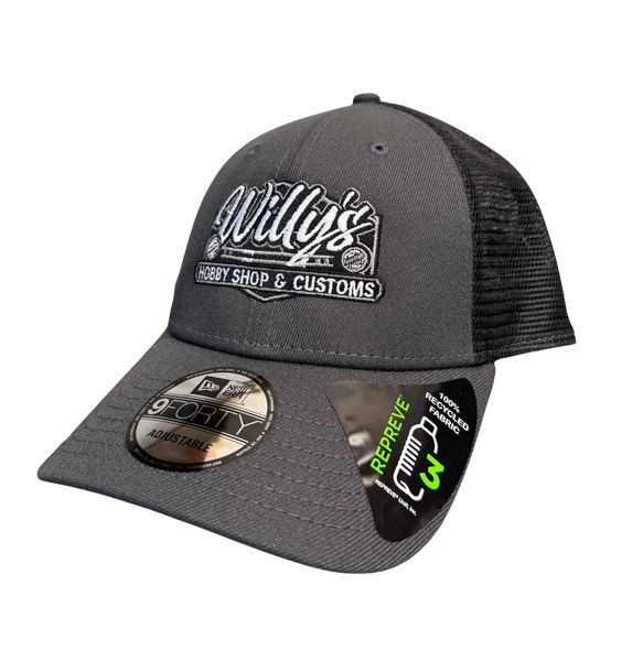 Willy's Gray and Black Hat