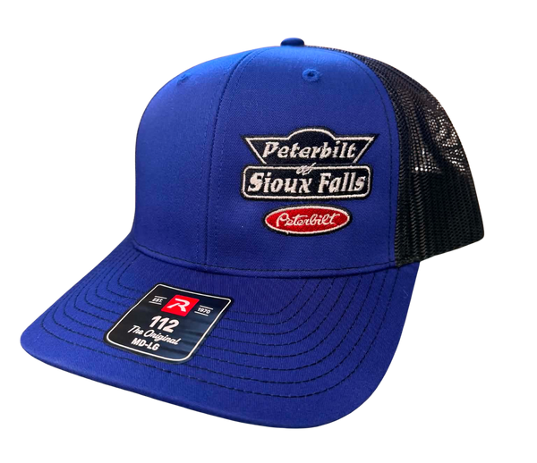 Blue and Black Hat