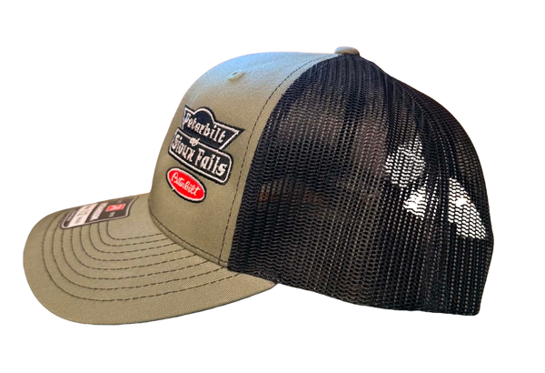 Olive Green and Black Hat