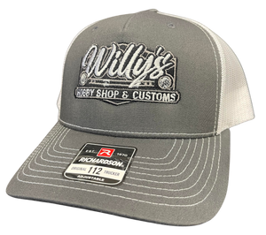 Willy's Charcoal and White Hat