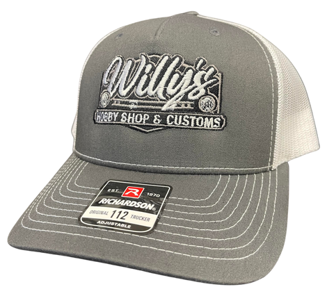 Willy's Charcoal and White Hat