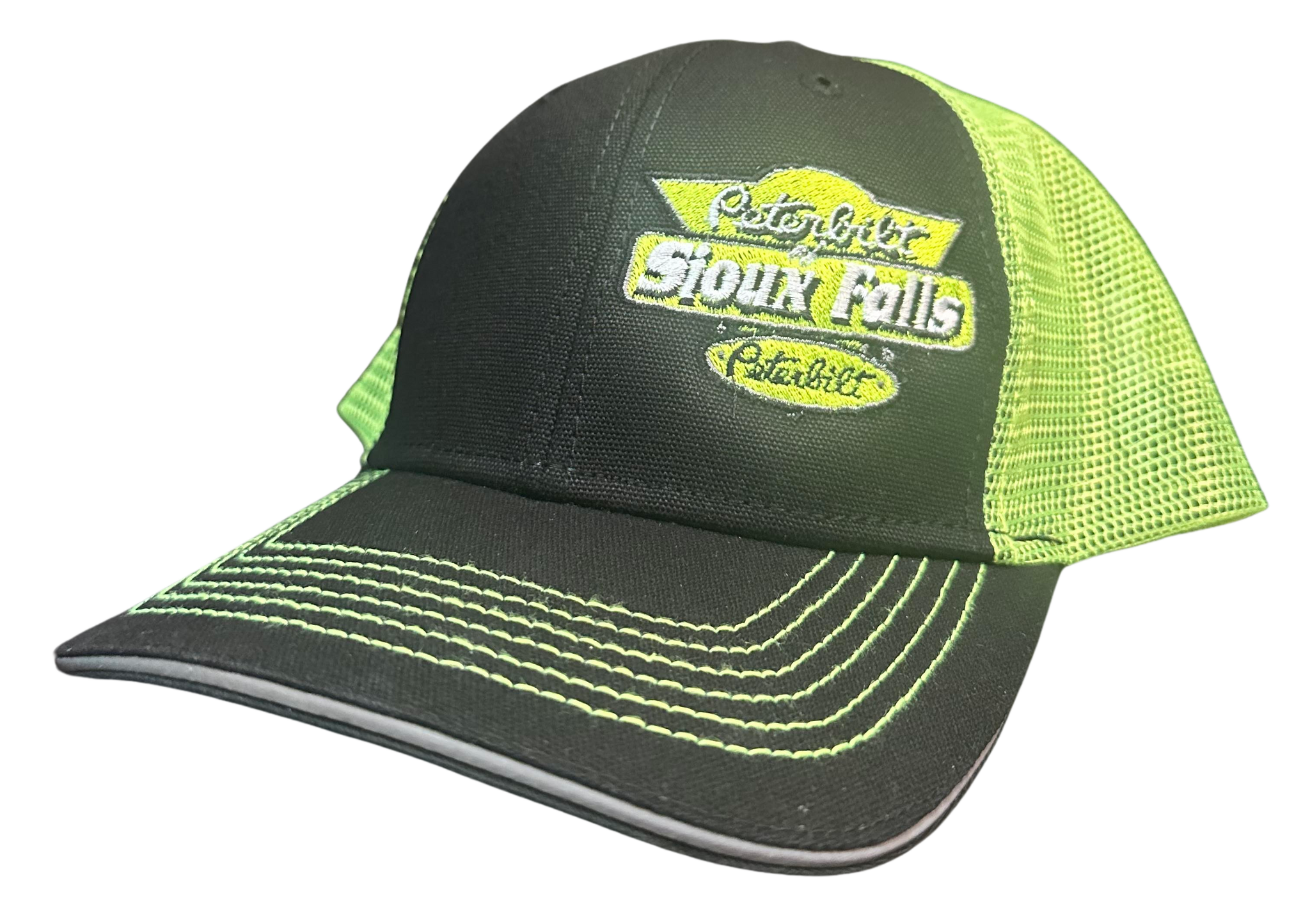 Black and Lime Green Hat