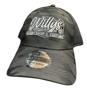 Willy's Black Camo Performance Hat