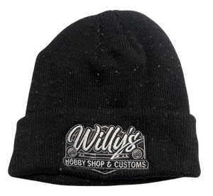 Willy's Black and Gray Spec Stocking Hat