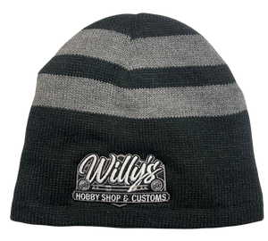 Willy's Black and Gray Stocking Hat