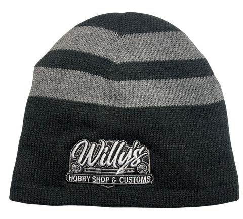 Willy's Black and Gray Stocking Hat