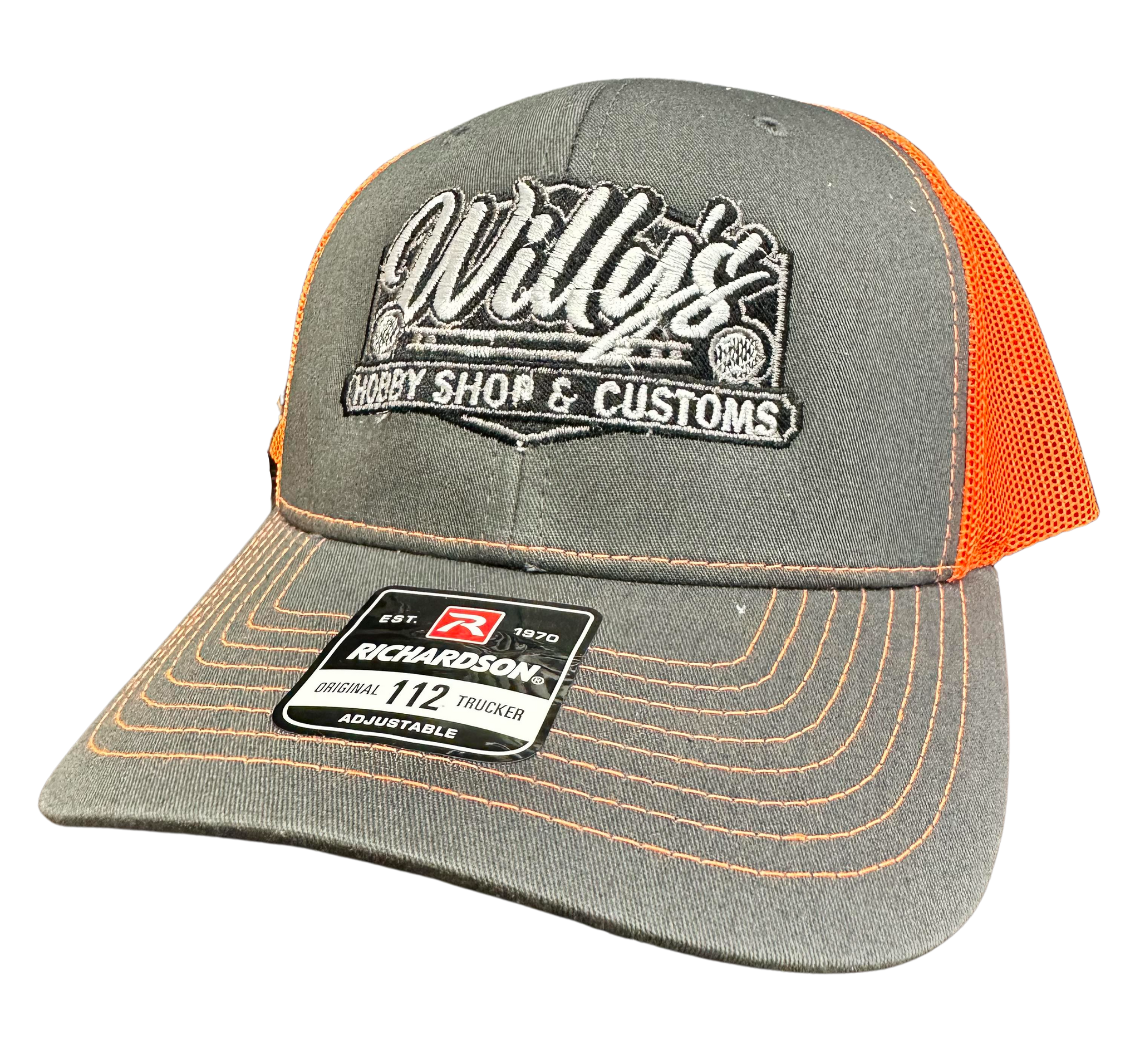 Willy's Charcoal and Orange Hat