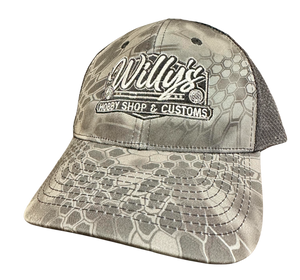 Willy's Black Camo Kryptek Hat