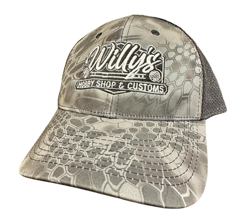 Willy's Black Camo Kryptek Hat