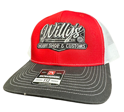 Willy's Red, Black, and White Hat