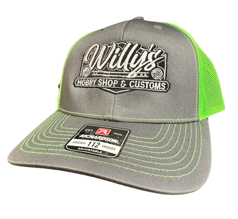 Willy's Gray and Lime Green Hat