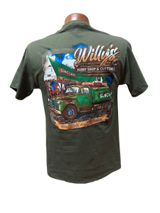 Willy's Olive Green Tanker T-Shirt