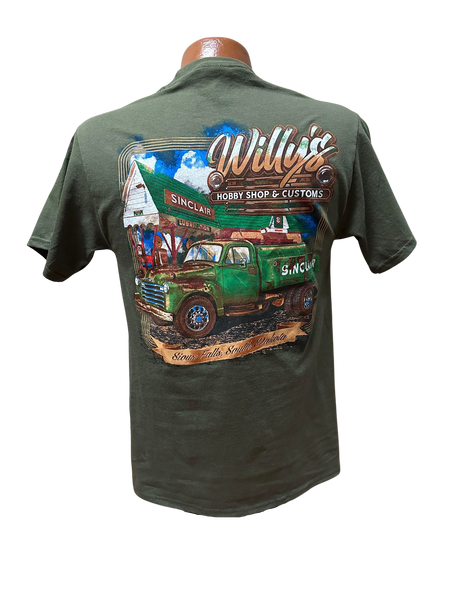 Willy's Olive Green Tanker T-Shirt