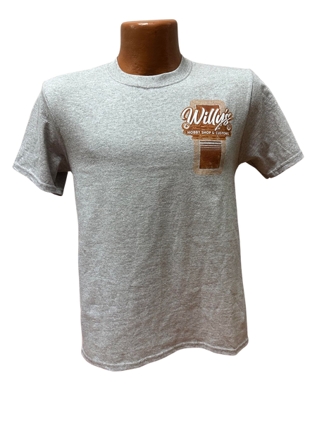 Willy's Youth Gray Tanker T-Shirts