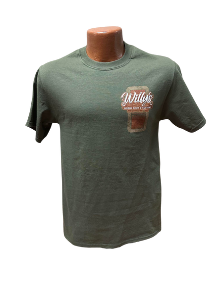 Willy's Olive Green Tanker T-Shirt