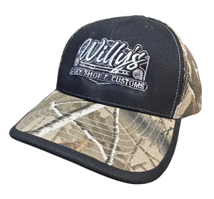 Willy's Black and Camo Hat