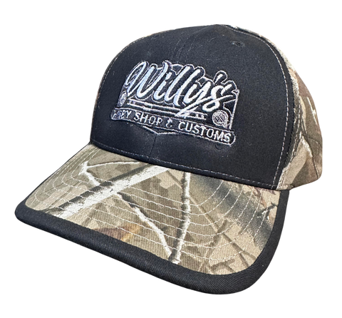 Willy's Black and Camo Hat