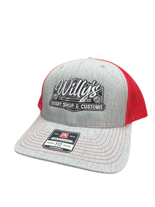 Willy's Gray and Red Hat