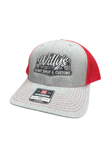 Willy's Gray and Red Hat