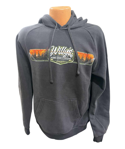 Willy's Black Camping Hoodie
