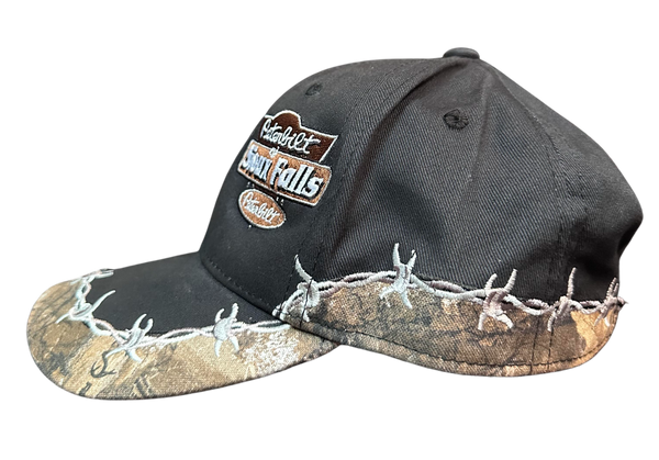Black and Camo Barbwire Hat