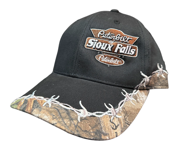 Black and Camo Barbwire Hat