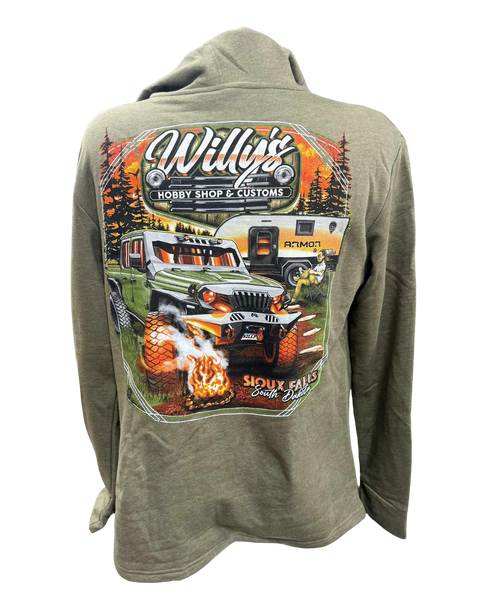 Willy's Green Camping Hoodie