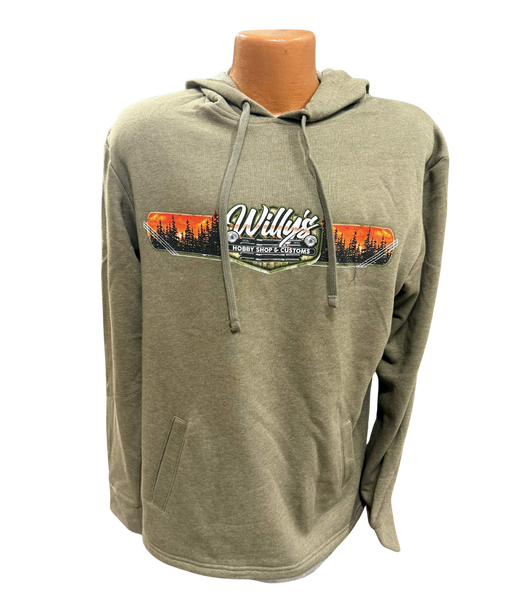 Willy's Green Camping Hoodie