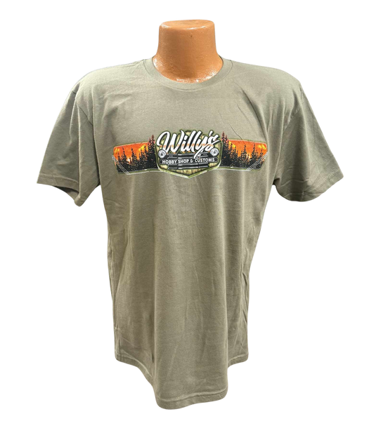 Willy's Green Camping T-Shirt