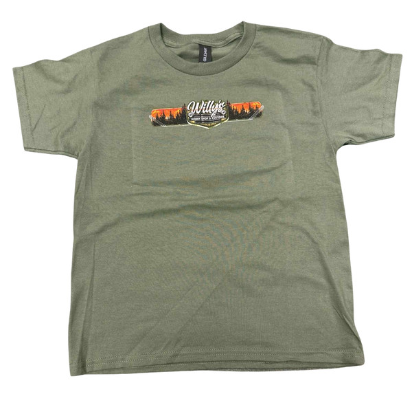 Willy's Green Toddler Camping T-Shirt