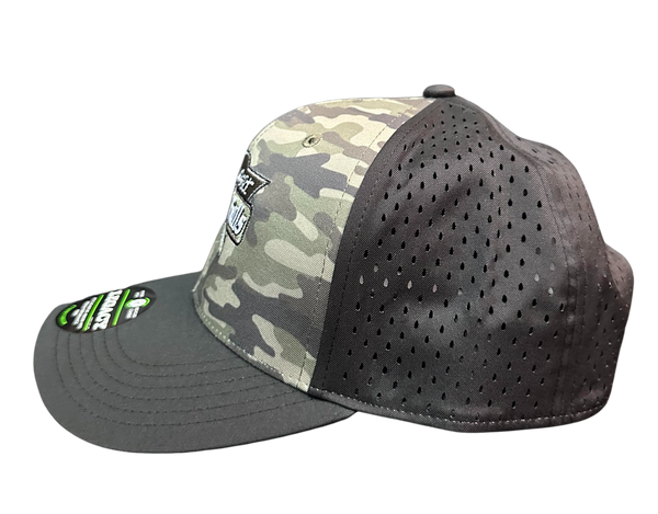 Camo and Black Hat