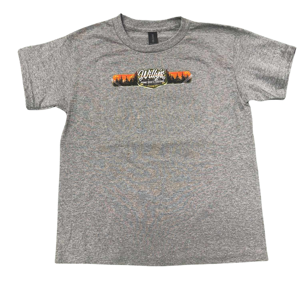 Willy's Gray Youth Camping T-Shirt