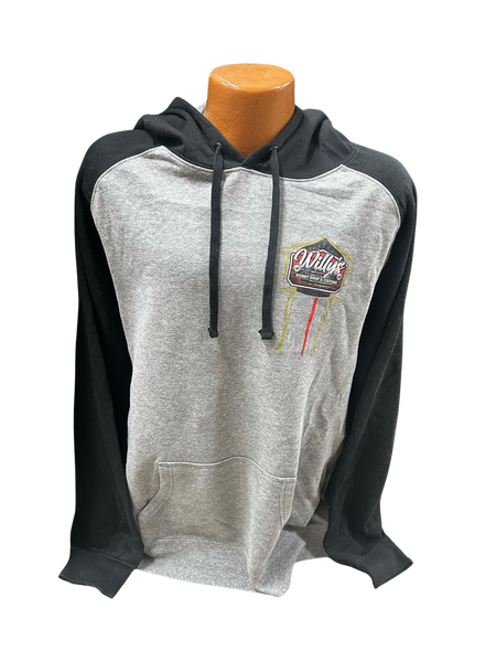 Willy's Gray and Black 45 Hoodie