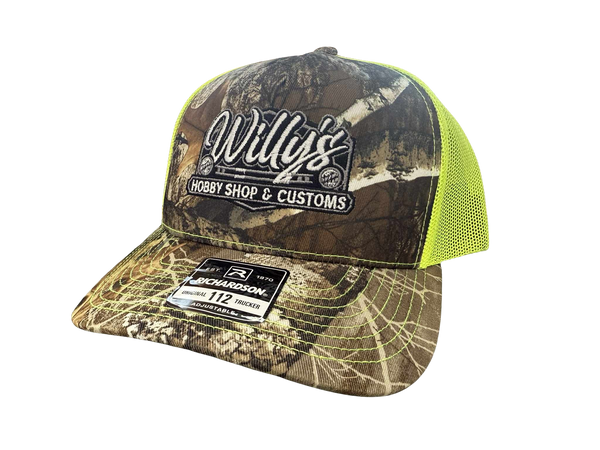 Willy's Camo and Lime Hat