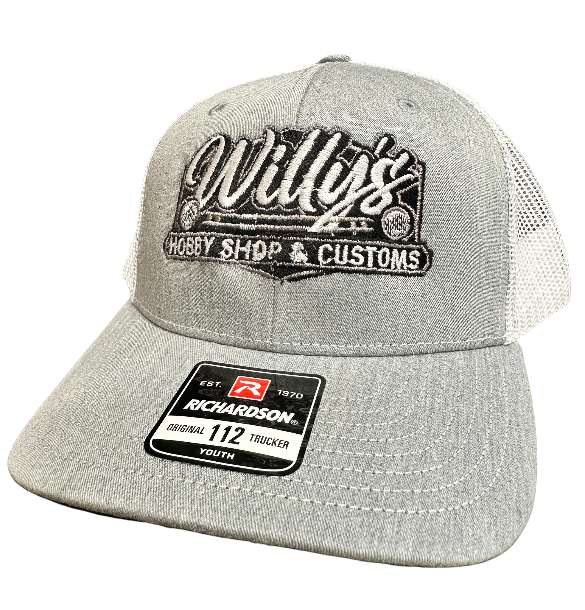 Willy's Youth Gray and White Hat