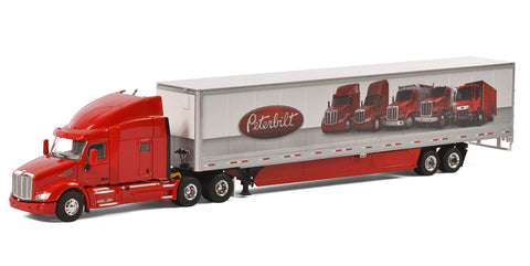 Peterbilt 579 6x4 with 2-Axle Dry Van Trailer