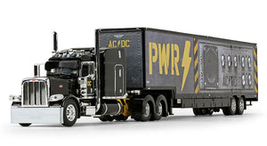 AC/DC PWR UP - Peterbilt 389 with 63" Mid-Roof Sleeper and Kentucky Moving Trailer