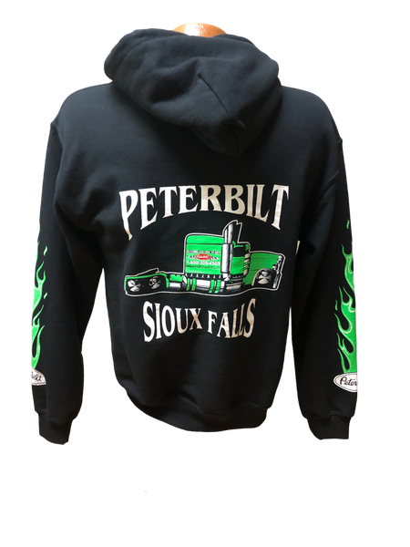 Youth Green and Black Hoodie