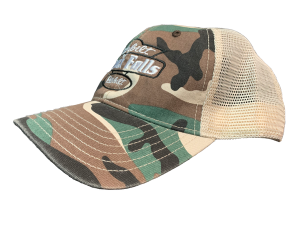 Woodland Camo Netted Hat