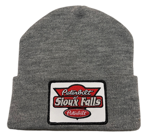 Gray Patch Stocking Hat
