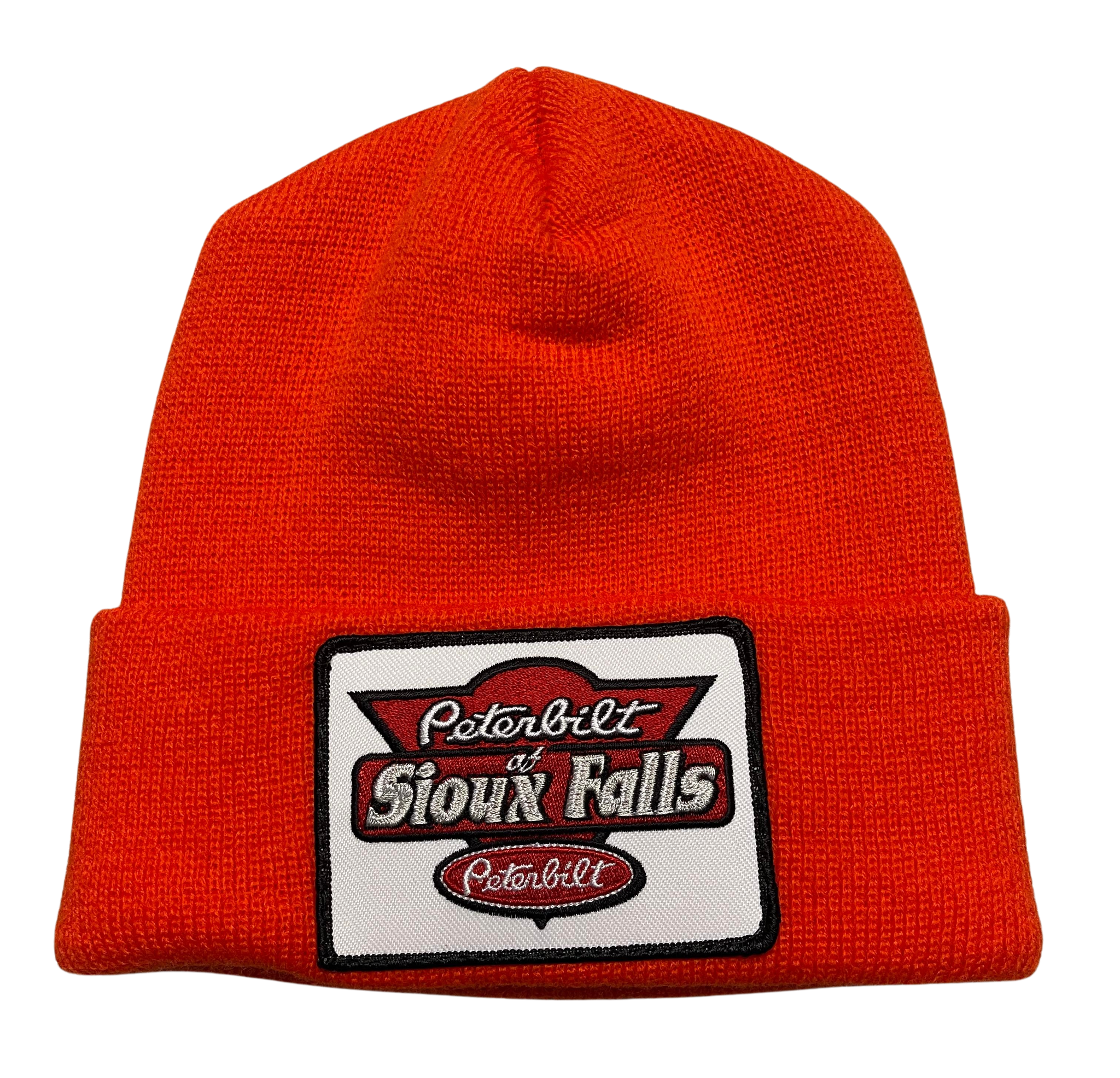 Orange Patch Stocking Hat